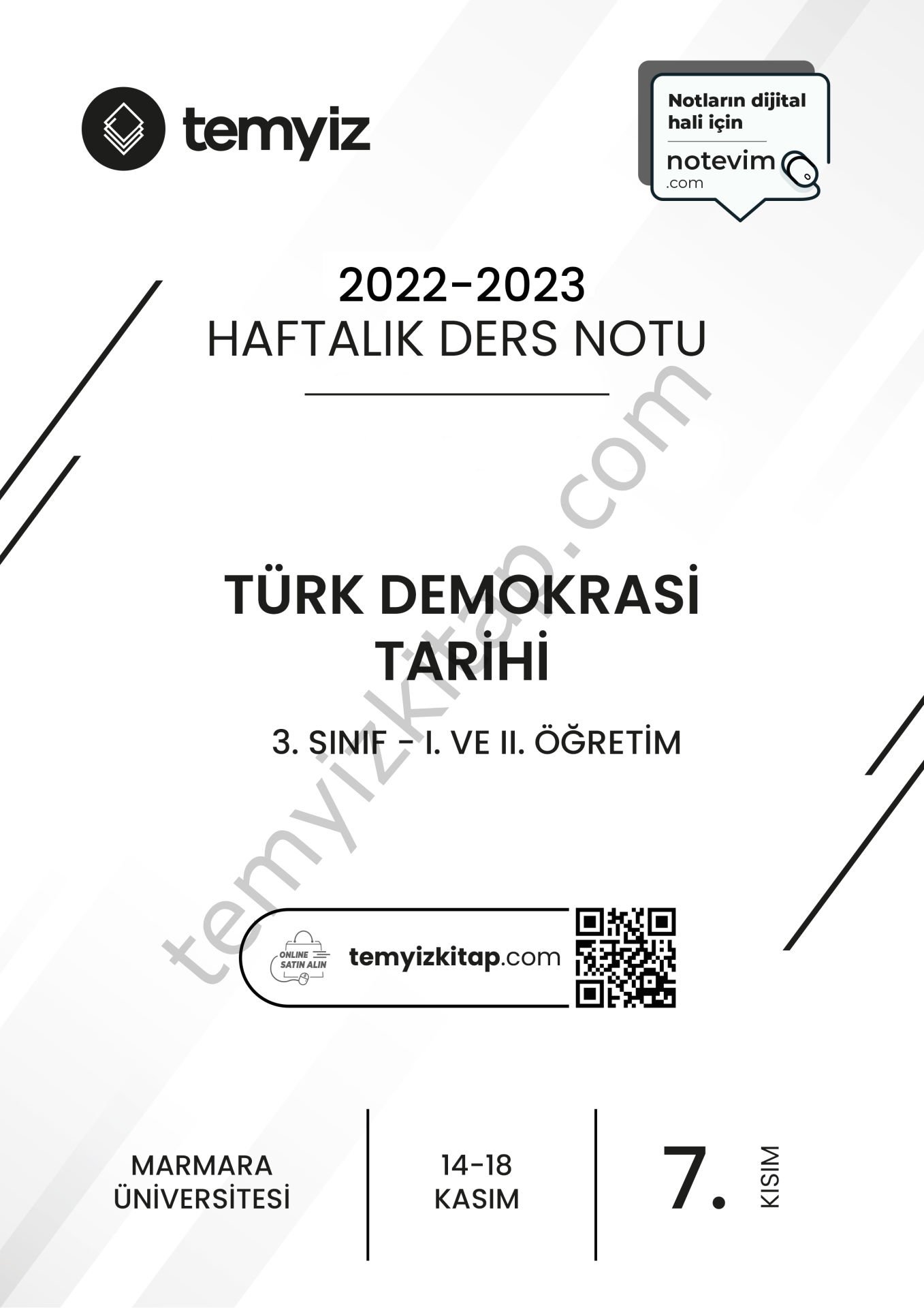 Türk Demokrasi Tarihi 22-23 Güz 7