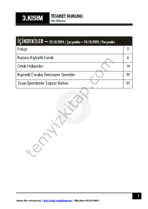 Ticaret Hukuku 24-25 Güz 3