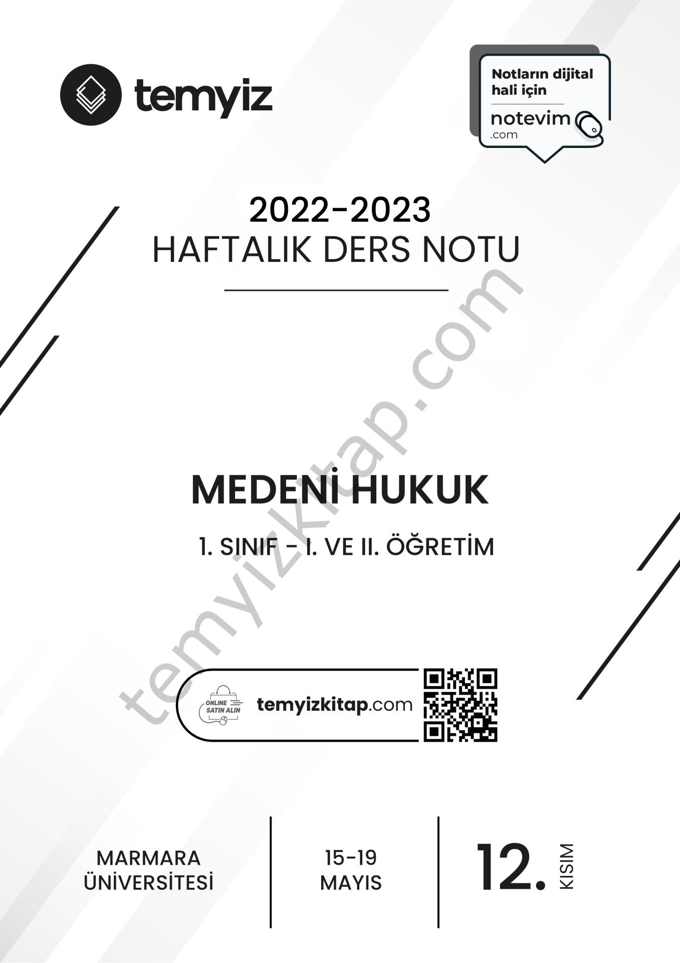 Medeni Hukuk 22-23 Bahar 12