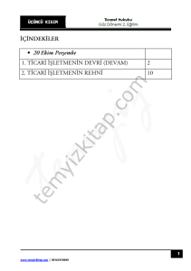 Ticaret Hukuku 2.Öğretim 22-23 Güz 3