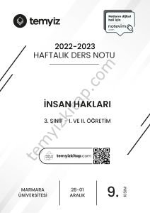 İnsan Hakları 22-23 Güz 9