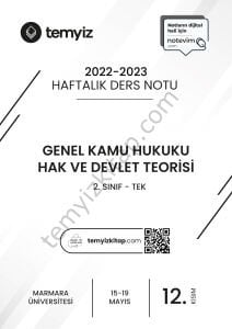 GKH Hak ve Devlet Teorisi TEK 22-23 Bahar 12