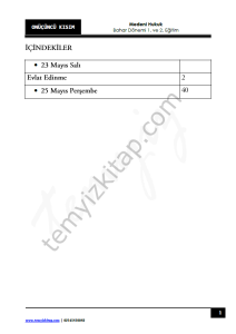 Medeni Hukuk 22-23 Bahar 13