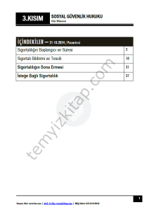 Sosyal Güvenlik Hukuku 24-25 Güz 3