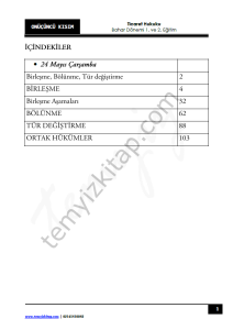 Ticaret Hukuku 22-23 Bahar 13
