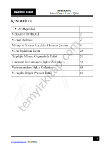 Miras Hukuku 22-23 Bahar 13