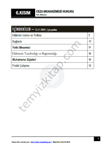 Ceza Muhakemesi Hukuku 2.Öğretim 24-25 Güz 6