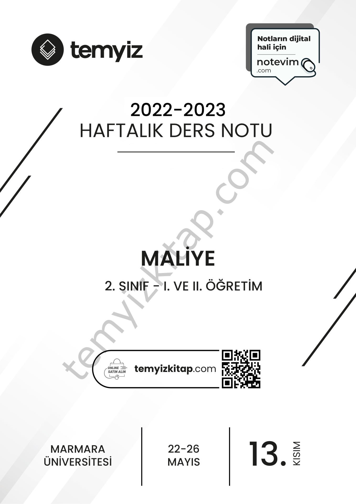 Maliye 22-23 Bahar 13