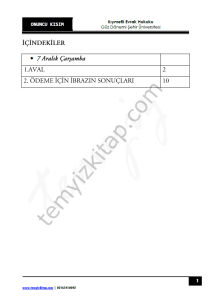 Şehir Üniversitesi Kıymetli Evrak Hukuku 22-23 Güz 10