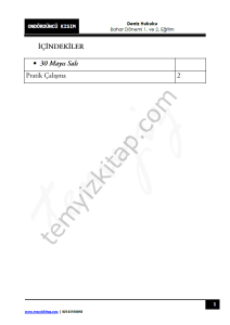 Deniz Hukuku 22-23 Bahar 14