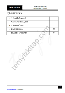 Medeni Usul Hukuku 2.Öğretim 22-23 Güz 10