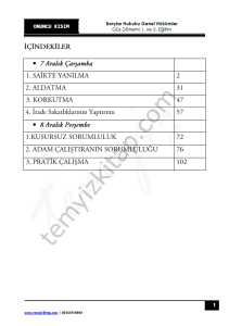 Borçlar Hukuku Genel Hükümler 22-23 Güz 10