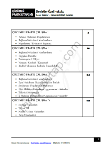 Devletler Özel Hukuku 2023 Çözümlü Pratik Çalışma Kitapçığı