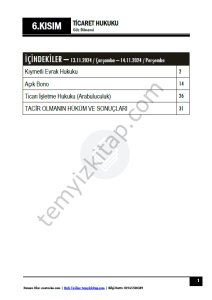Ticaret Hukuku 24-25 Güz 6