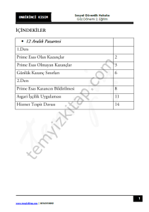 Sosyal Güvenlik Hukuku 2.Öğretim 22-23 Güz 11