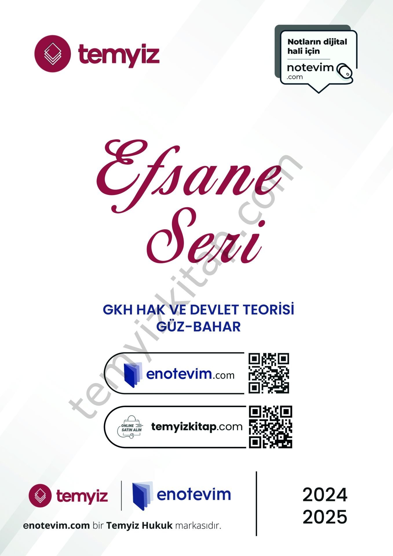 GKH Hak ve Devlet Teorisi 2024-2025 Güz-Bahar Efsane Seri