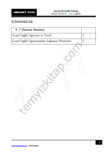Sosyal Güvenlik Hukuku 22-23 Bahar 15