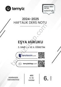 Eşya Hukuku 24-25 Güz 6