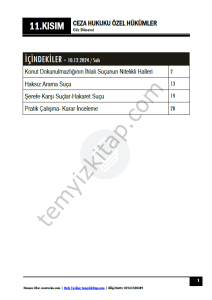 Ceza Hukuku Özel Hükümler 24-25 Güz 11