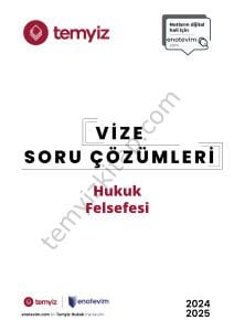 Hukuk Felsefesi 2024-2025 Vize Çözümleri