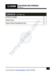 Ceza Hukuku Özel Hükümler 24-25 Güz 12