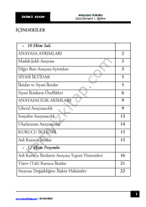 Anayasa Hukuku 1.Öğretim 23-24 Güz 2