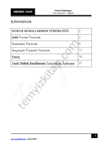 Hukuk Başlangıcı 1.Öğretim 22-23 Güz 14