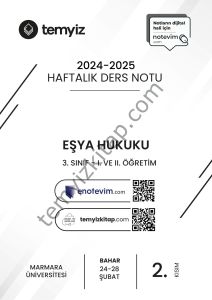 Medeni Usul Hukuku 24-25 Bahar 2