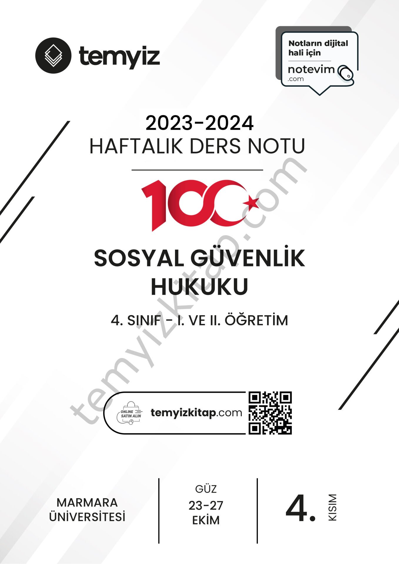 Sosyal Güvenlik Hukuku 23-24 Güz 4