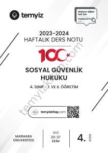Sosyal Güvenlik Hukuku 23-24 Güz 4