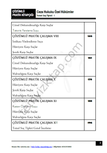 Ceza Hukuku Genel Hükümler 1.Öğretim TEK 2023 Çözümlü Pratik Kitapçığı