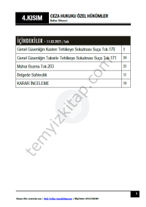 Ceza Hukuku Özel Hükümler 24-25 Bahar 4
