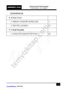 Borçlar Hukuku Özel Hükümler 22-23 Güz 14