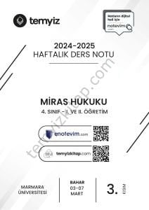Miras Hukuku 24-25 Bahar 3