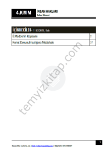 İnsan Hakları 24-25 Bahar 4