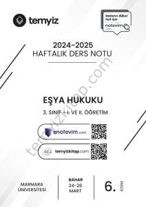 Eşya Hukuku 24-25 Bahar 6
