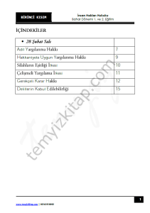 İnsan Hakları 22-23 Bahar 1