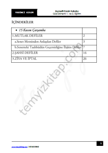 Kıymetli Evrak Hukuku 23-24 Güz 7