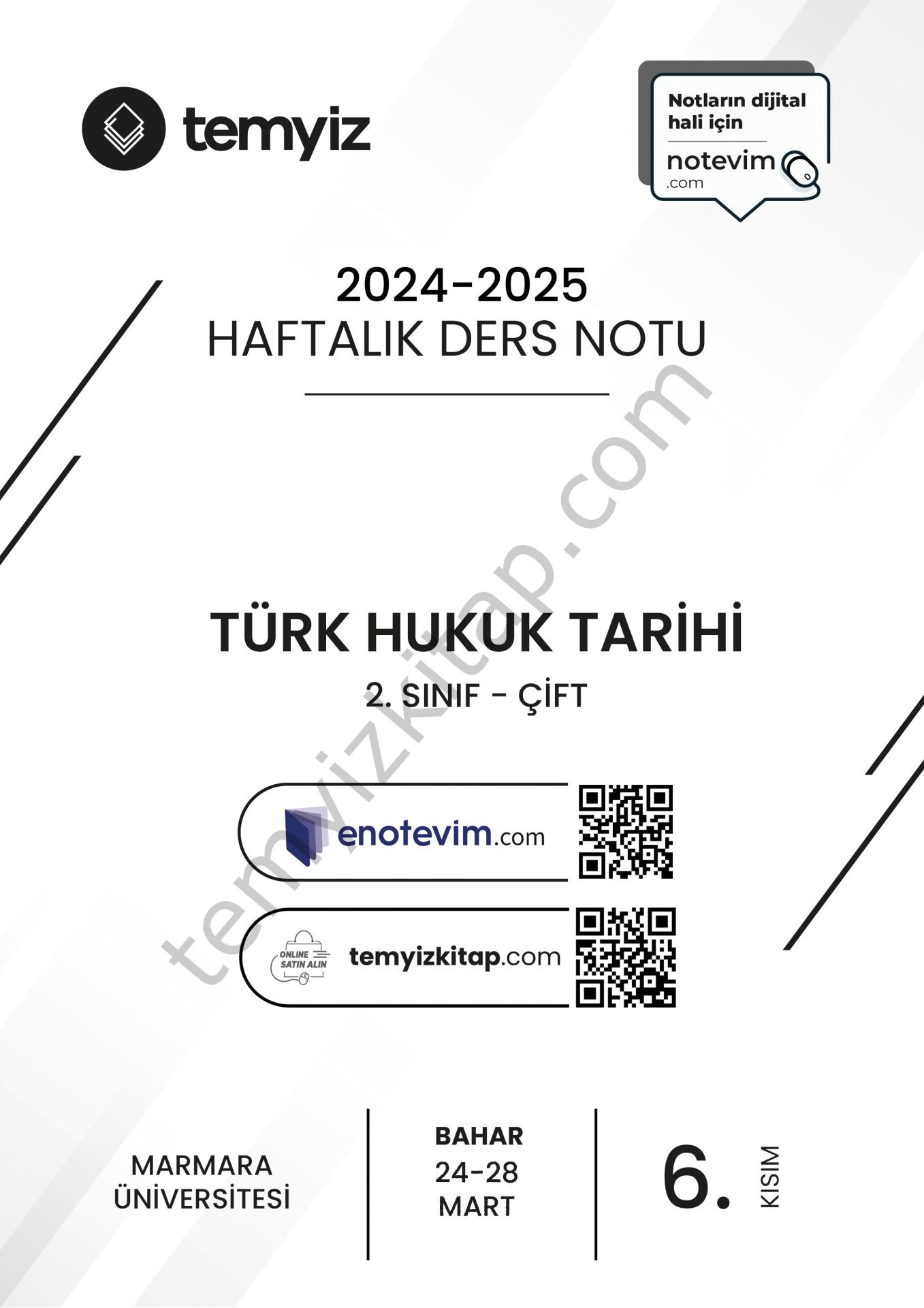 Türk Hukuk Tarihi ÇİFT 24-25 Bahar 6