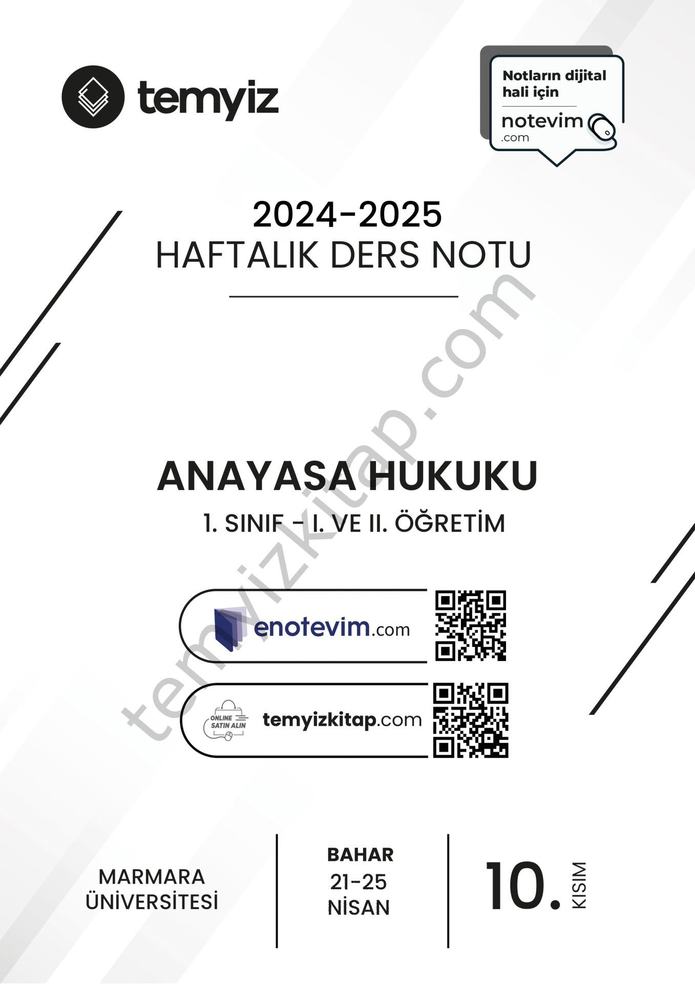 Anayasa Hukuku 24-25 Bahar 10