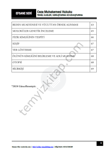 Ceza Muhakemesi Hukuku 2024-2025 Güz Dönemi Efsane Seri