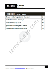 İş Hukuku 24-25 Bahar 10