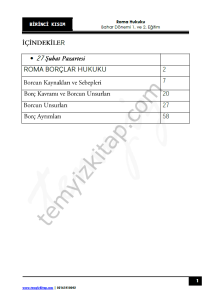 Roma Hukuku 22-23 Bahar 1