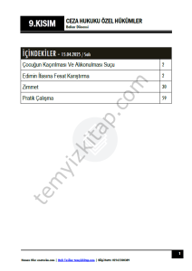 Ceza Hukuku Özel Hükümler 24-25 Bahar 9