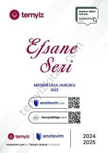 Medeni Usul Hukuku 2024-2025 Güz Dönemi Efsane Seri