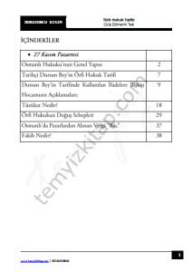 Türk Hukuk Tarihi TEK 23-24 Güz 9
