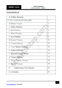 Hukuk Başlangıcı 1.Öğretim 22-23 Bahar 2