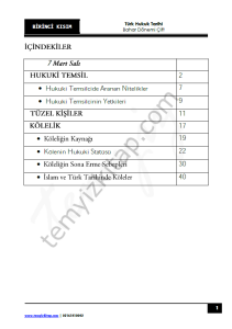 Türk Hukuk Tarihi ÇİFT 22-23 Bahar 2