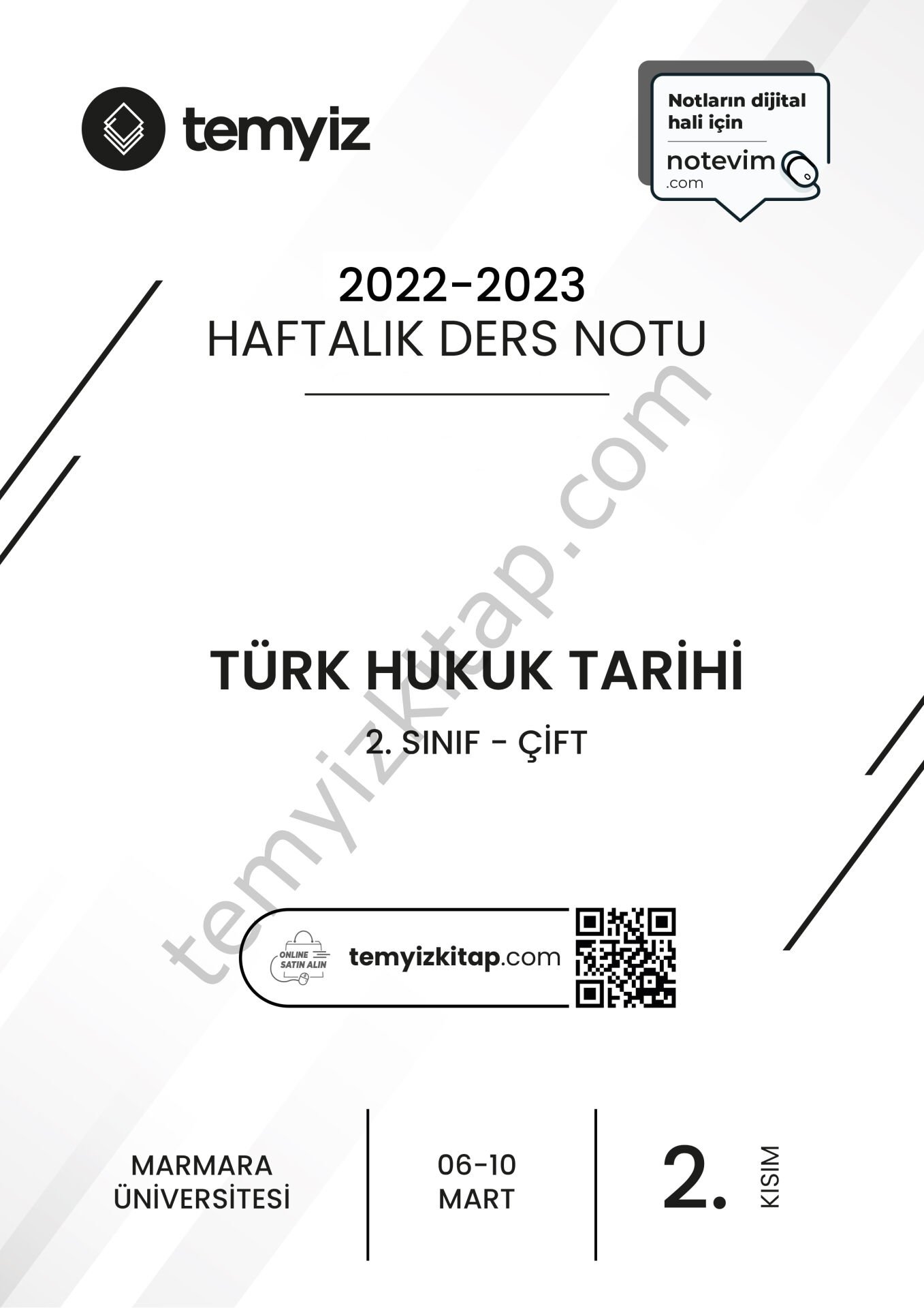 Türk Hukuk Tarihi ÇİFT 22-23 Bahar 2