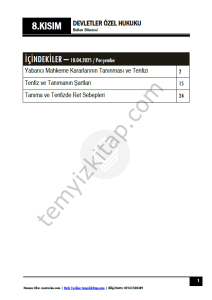 Devletler Özel Hukuku 24-25 Bahar 8